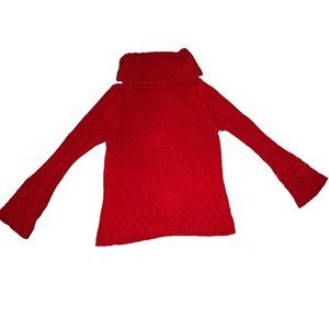 Vintage 1990s 90s Y2K Mall Goth Grunge Red Designer Studio Originals Sweater
